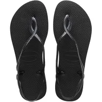 Havaianas Unisex Luna Zehentrenner, Schwarz, 35/36 EU