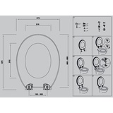 Primaster WC-Sitz mit Absenkautomatik