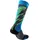 Uyn Skisocken Kinder medium grey melange/turquoise 24-26