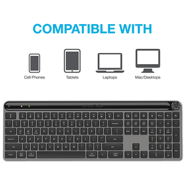 JLab Epic Bundle, Tastatur & Maus Set, schwarz, USB/Bluetooth, DE (IEUDEJMEKBUNDLE4)