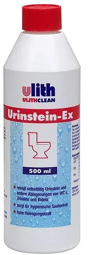 Ulith Clean Urinstein-Ex - reinigt selbsttätig und hygienisch WC ́s und Urinale - 500 ml - 247012 ** 1l/8,38 EUR