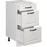 Vicco Schubladenschrank R-Line 40 cm AP Marmor