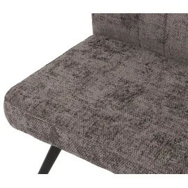 Mendler Sitzbank HWC-K16 Grau-Braun 160 x 40 x 48 cm