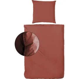 Primera Stone Washed rot/braun 240 x 220 cm + 2 x 80 x 80 cm