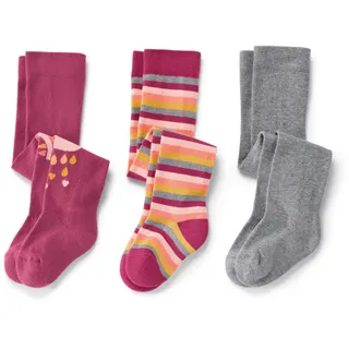 Tchibo - 3 Paar Baby-Strumpfhosen - Baby - Gr. 86/92 - grau