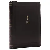 Thomas Nelson KJV Holy Bible: Compact with 43,000 Cross References, Black Leathersoft with zipper, Red Letter, Comfort Print: King James Version: Holy Bible, King James Version