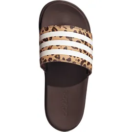 adidas Platform Adilette Damen Shadow Brown/Cloud White/Magic Beige 38