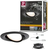 Paulmann Einbauleuchte Nova Plus 1x35W rund Schwarz matt Alu Zink