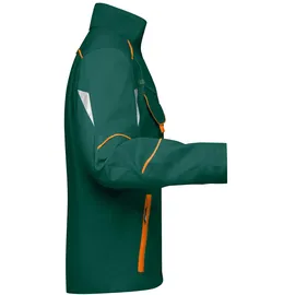 James & Nicholson Funktionsjacke JN849 - XL dark-green/orange