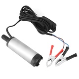 Edelstahl-Wasserpumpe, 12 V, 3,8 cm, 8500 U/m, elektrische Dieselpumpe, Tauchpumpe für Wasser-Kerosin-Betankung, Bilgenentleerung und Poolentleerung