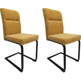 Hti-Living HTI-Living, Stühle, Schwingstuhl Liron Gelb 2er-Set