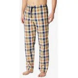 SCHIESSER Pyjamahose Mix Relax Beige/Blau/Gelb XXL