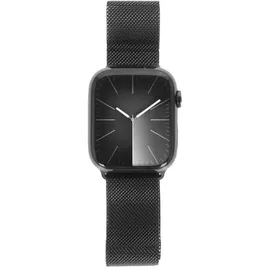 Apple Watch Series 9 GPS + Cellular 45 mm Edelstahlgehäuse graphit, Milanaise Armband graphit One Size