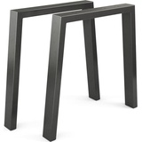 Vicco Loft Tischkufen U-Form 72cm Tischbeine DIY Tischgestell Esstisch Möbelfüße