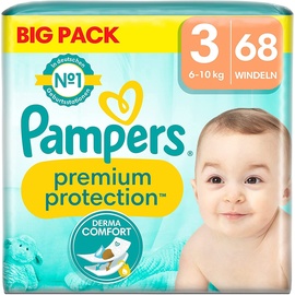 Pampers Premium Protection 6 - 10 kg 68 St.