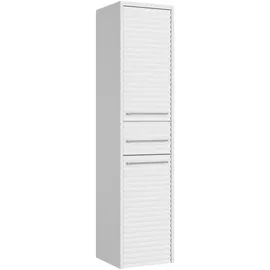 Badplaats BADEZIMMERSCHRANK Etna mit 2 Türen Weiß - 30 x 35 x 130 cm