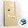 Tulup Magnettafel Memoboard aus Glas 60 x 120 cm Braun