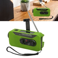 Handkurbelradio AM/FM/SOS Full Band USB Wiederaufladbar Outdoor LED Solarbetr DA