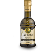 Colavita Aromatisiertes natives Olivenöl Extra mit Knoblauch 250 ml