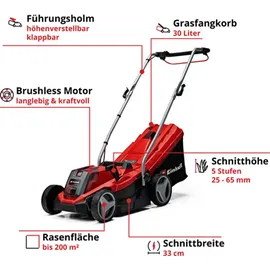 Einhell GE-CM 18/33 Li inkl. 1 x 4,0 Ah