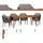 ACAMP Atacama Set 5-tlg. Grau/Braun