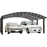 Ximax Alu Doppelcarport Portoforte Typ 110 Schwarz 542 x 495 cm Sonderfertigung