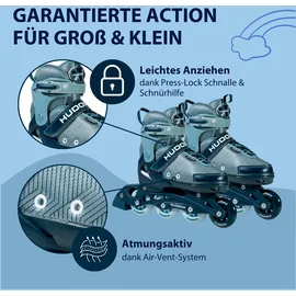 Hudora Inline Skates Leon 2.0 - blau