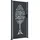 vidaXL Baum-Design Gartentor 105 x 205 cm anthrazit