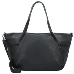 FredsBruder Leia Shopper Tasche Leder 40 cm  schwarz