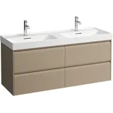 Laufen MEDA Waschtischunterbau, 4 Schubladen, cappucino