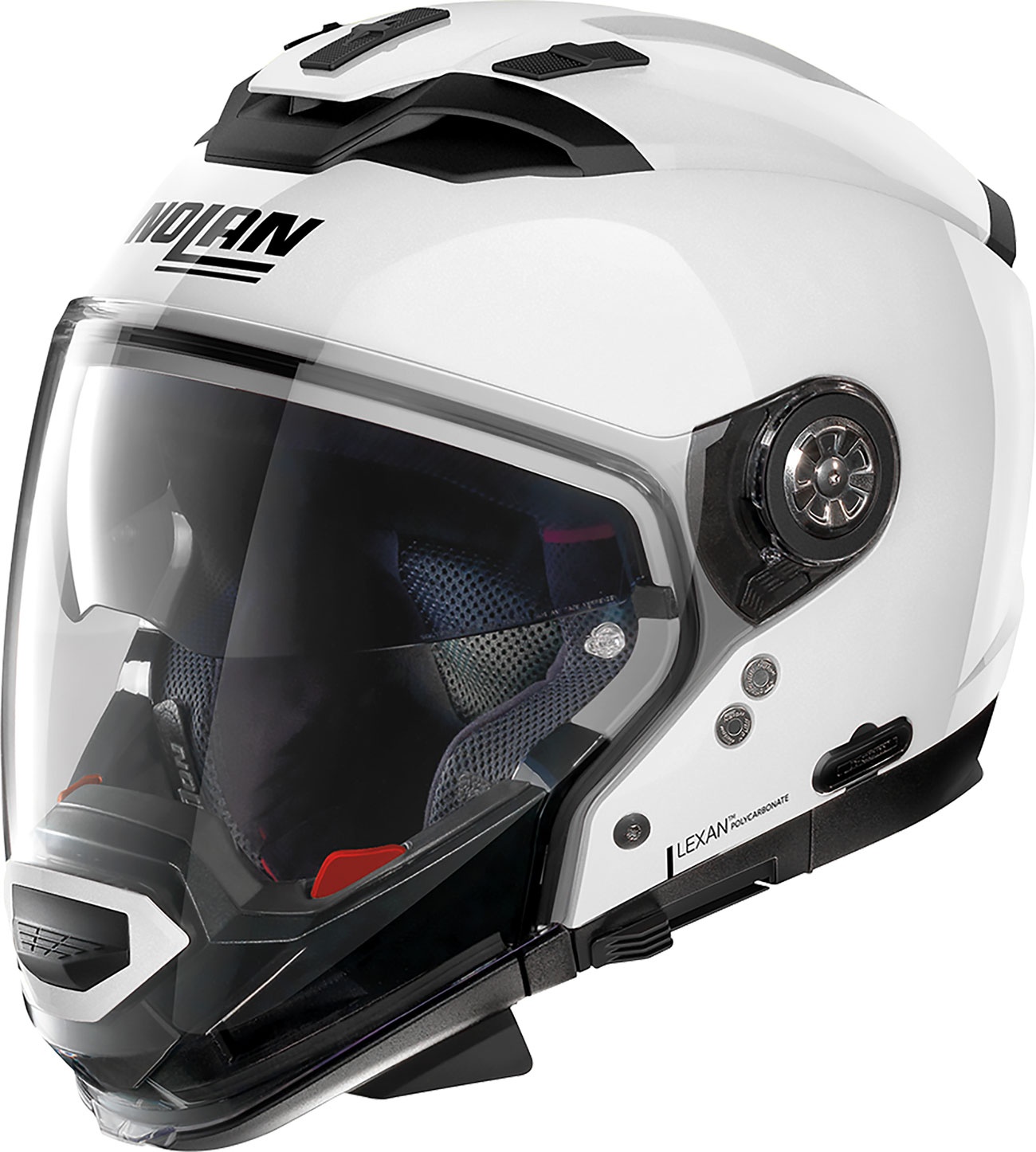 Nolan N70-2 GT Classic N-Com, casque modulaire - Blanc - M