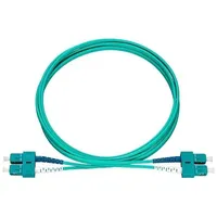 Rutenbeck Patchkabel SC-D/SC-D OM3 aqu 2m