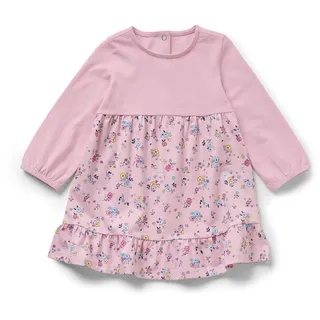 Tchibo - Baby-Jerseykleid - Mädchen - Gr. 86/92 - rosa/geblümt