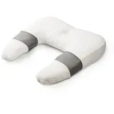 InnovaGoods Ullow Ergonomisches Multifunktionskissen 40 x 30 cm Weiß