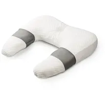 InnovaGoods Ullow Ergonomisches Multifunktionskissen 40 x 30 cm Weiß