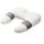 InnovaGoods Ullow Ergonomisches Multifunktionskissen 40 x 30 cm Weiß