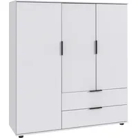 WIMEX Wäscheschrank Easy Plus 130 x 140 x 40 cm Weiß