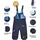 KILLTEC first instinct by killtec Kinder Skihose/Funktionshose mit Trägern und Schneefang FISW 44 MNS SKI PNTS, dunkelnavy, 86/92,