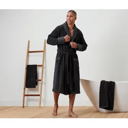 Tchibo - Herren-Velours-Bademantel - Herren - Gr. XL - schwarz