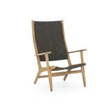AppleBee Apple Bee Luc Lounge Sessel Teak/Olefin - Braun