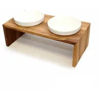 Wolters Gohan Doppelnapf teak M - 1.0 Stück