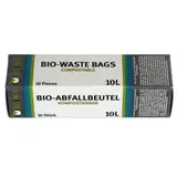 BIO4PACK Abfallbeutel 100% kompostierbar, 10 L, Faltschachtel (Rolle)