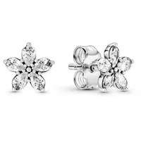 Pandora Funkelnde Schneeflocke Ohrringe