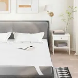 vidaXL Matratzenschoner Weiß 90x200 cm Wasserdicht