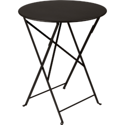 Fermob Bistro+ Tisch Ø 60 cm Stahl - Lakritze - /