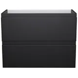 Camargue Espacio Waschtischunterschrank  (80 x 40 x 60 cm, 2 Schubkästen, Gama anthrazit matt)