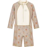 Playshoes Jungen Schwimmanzug Sonnenanzug, Wildtiere Langarm, 74/80 - 74-80
