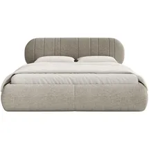 Selsey Polsterbett mit Bettkasten ¦ beige ¦ Maße (cm): B: 173 H: 96