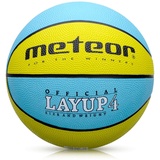 meteor Layup Kinder Mini Basketball ideal auf die Jugend Kinderhände - von 4-8 Jährigen abgestimmt idealer Basketball für Ausbildung weicher Basketball mit griffiger Oberfläche