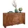 Wohnling Sideboard 118 x 70 x 40 cm Braun / Silber